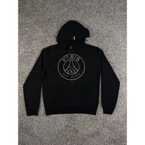 Paris Saint-Germain Big Logo Hoodie Black Men's Size Small